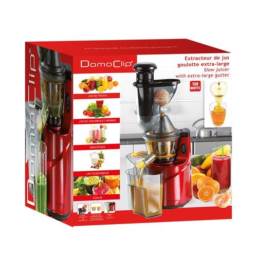 Storcator de fructe si legume DomoClip DOP138, 150 W, slow juicer