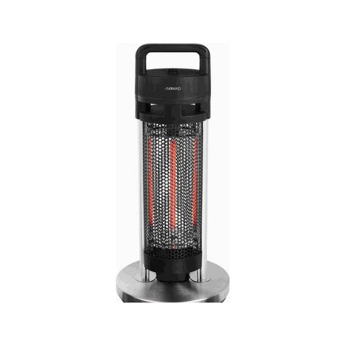 Incalzire exterioara portabila in infrarosu de 700w Negru / Argintiu - dom362