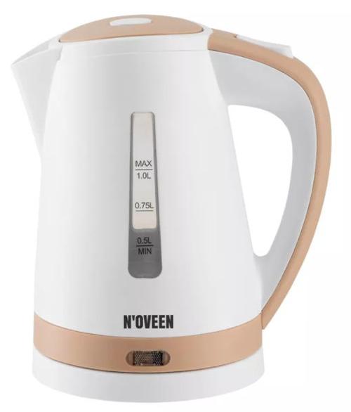 Fierbator de apa Noveen EK1202 Brown, 1 L, 2000 W (Alb/Gri)
