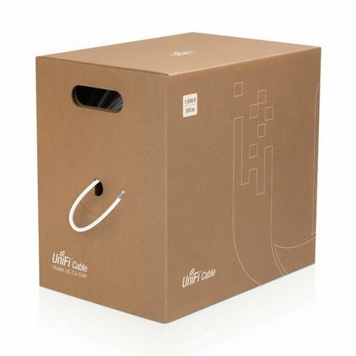 Cablu de retea UTP Categoria 6, Ubiquiti UC-C6-CMP, 305m, Alb