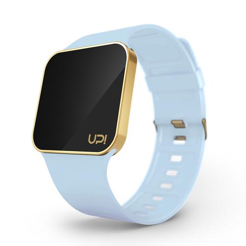 Ceas UpWatch Upgrade MATTE GOLD (Albastru deschis)