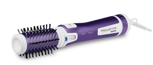 Perie rotativa Rowenta Brush Activ Volume & Shine CF9530F0, 2 viteze, 1000W (Alb/Mov)