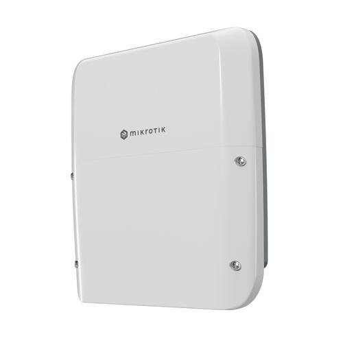 Router MikroTik RB5009UPR+S+OUT, 7x RJ45 1000Mb/s PoE, 1x RJ45 2.5Gb/s PoE, 1x SFP+, IP66, Alb