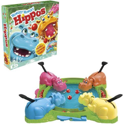 Joc Grab & Go - Hungry Hippos, 2-4 jucatori, +4 ani, lb. engleza