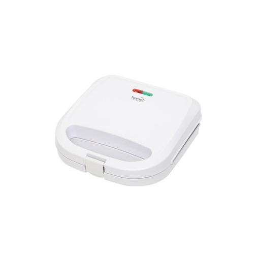 Sandwichmaker Home HG SZ 04, Putere 750 W, Suprafata antiaderenta, 2 sandwich-uri (Alb)