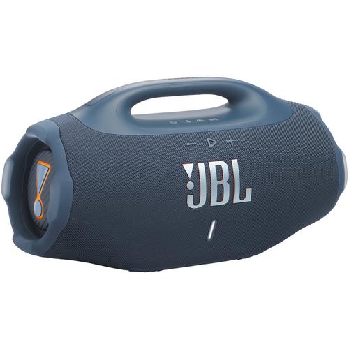 Boxa portabila JBL Boombox 4, 210W, Pro Sound, IP68, Auracast, Baterie detasabila, Autonomie 34 ore, Albastru