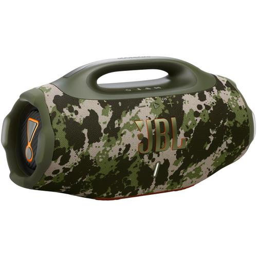 Boxa portabila JBL Boombox 4, 210W, Pro Sound, IP68, Auracast, Baterie detasabila, Autonomie 34 ore, Camuflaj