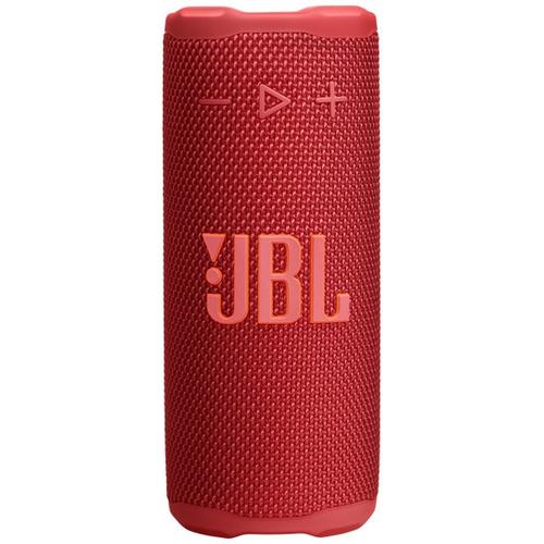 Boxa portabila JBL Grip, Bluetooth, Pro Sound, Auracast, Autonomie 14 ore, Lumina ambientala, IP68, Rosu