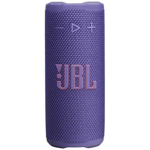 Boxa portabila JBL Grip, Bluetooth, Pro Sound, Auracast, Autonomie 14 ore, Lumina ambientala, IP68, Violet