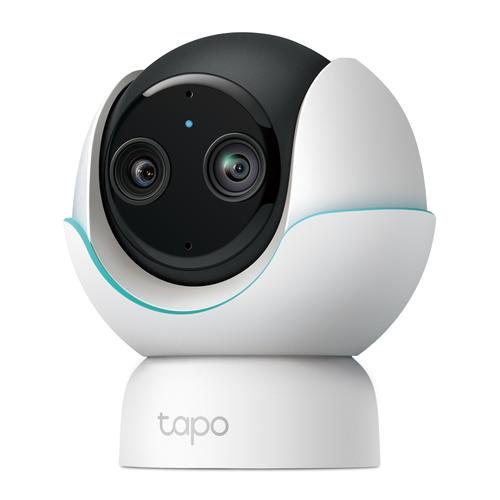 Camera supraveghere video interior Tp-Link TAPO C840 Smart Baby Camera Dual-Lens, Pan/Tilt, 2K 4MP & 1080P, Microfon, Difuzor, Detectare plans, Viziune nocturna HD, Cantece de leagan si zgomot alb incorporate