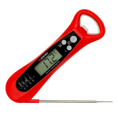 Termometru digital cu desfacator incorporat Zokura Z1519 (Rosu)