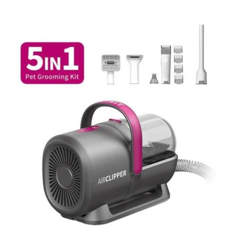Set ingrijire animale de companie PETKIT AirClipper 5-in-1 Pet Grooming Kit, Autonomie 2.5hr, 35000 RPM (Negru)