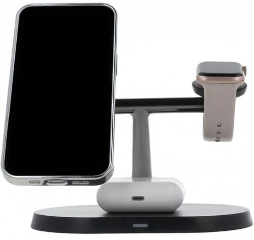 Incarcator Retea Wireless MaXlife MXWC-03 3in1, 15W, 1.67A, Negru
