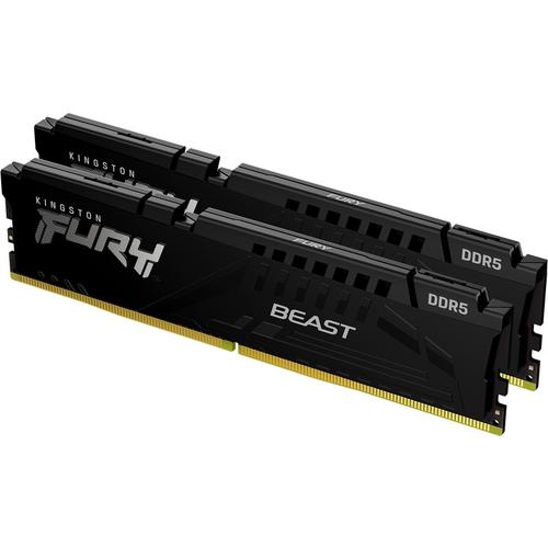 Memorii Kingston Fury Beast 128GB DDR5 5600MHz CL36 Dual Channel Kit Black