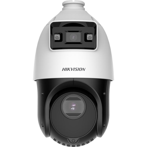 Camera supraveghere exterior IP TandemVu, AcuSense DarkFighter, 4MP, Varifocala, IR 100m/LED 30m, PoE+, Hikvision DS-2SE4C425MWG-E14F0