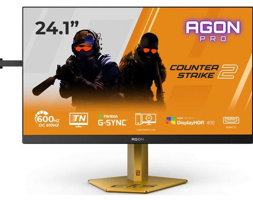 Monitor Gaming Ultra-Fast TN eSports LED AOC 24.1inch CS24A AGON PRO Counter Strike 2, Full HD (1920x1080), HDMI, DisplayPort, Pivot, 610 Hz, 0.5 ms (Negru/Auriu) 1 Monitor Gaming Ultra-Fast TN eSports LED AOC 24.1inch CS24A AGON PRO Counter Strike 2, Full HD (1920x1080), HDMI, DisplayPort, Pivot, 610 Hz, 0.5 ms (Negru/Auriu)