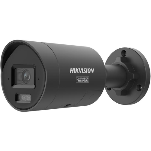 Camera de supraveghere IP Bullet Smart Hybrid Light with ColorVu Hikvision DS-2CD2047G3-LI2UY/SL(2.8MM)/BK, 4MP, lentila fixa 2.8mm, IR 40M, Microfon, Difuzor, IP67