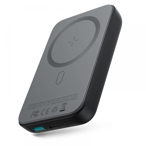 Power Bank Joyroom JR-W020, Magnetic wireless, 10000 mAh, Negru 1 Power Bank Joyroom JR-W020, Magnetic wireless, 10000 mAh, Negru