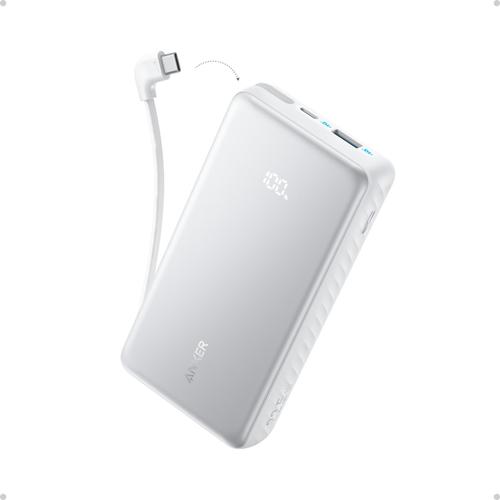 Baterie externa Anker Zolo 20.000 mAh, 22.5W, cablu USB-C inclus, USB-C, USB-A (Alb) 1 Baterie externa Anker Zolo 20.000 mAh, 22.5W, cablu USB-C inclus, USB-C, USB-A (Alb)