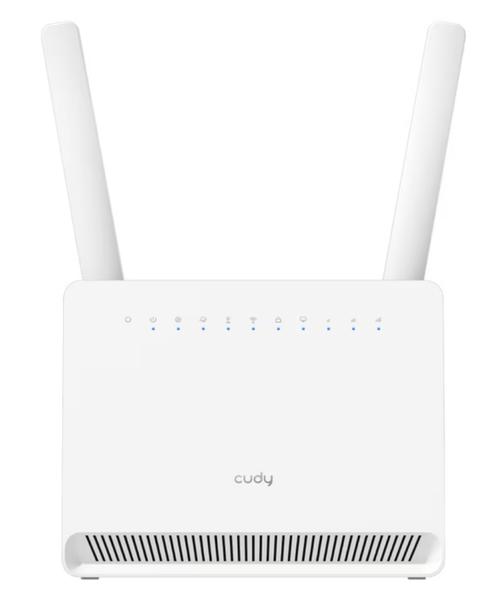 Router Wireless Cudy LT15E 4G LTE Cat 12, AX3000 Dual-Band, Wi-Fi 6, Dual-Core 1.3GHz CPU, 128MB/256MB Flash/RAM, SIM Card Slot (Alb)