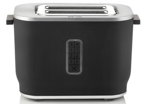 Prajitor de paine Gorenje T800ORAB, 800 W, 2 felii (Negru/Argintiu)