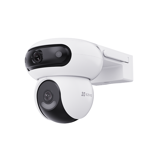 Camera de supraveghere duala Ezviz CS-H90 (4MP+4MP), Wi-Fi, 2K x2, Full Color, functii AI detectie umana- vehicule, audio bidirectional, vedere panoramica, rotire- inclinare din aplicatie, slot card microSD