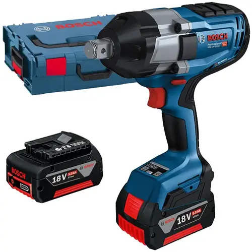 Masina de insurubat cu impact cu 2 acumulatori Bosch - GDS 18V-1050 H, Li-Ion, 18 V, 5 Ah, 1050 Nm, M10-M24, motor fara perii, cuplu reglabil 1 Masina de insurubat cu impact cu 2 acumulatori Bosch - GDS 18V-1050 H, Li-Ion, 18 V, 5 Ah, 1050 Nm, M10-M24, motor fara perii, cuplu reglabil