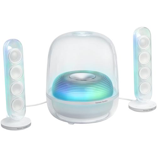 Sistem audio 2.1 Harman Kardon Soundsticks 5, 190W, Bluetooth, HDMI ARC, Auracast (Alb)