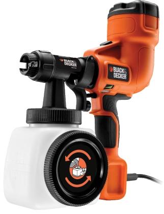 Pistol de vopsit cu piston Black&Decker HVLP200, 400W, 1200ml
