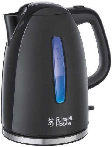 Fierbator de apa Russell Hobbs Textures Plus 22591-70, 2400 W, 1.7L, Negru