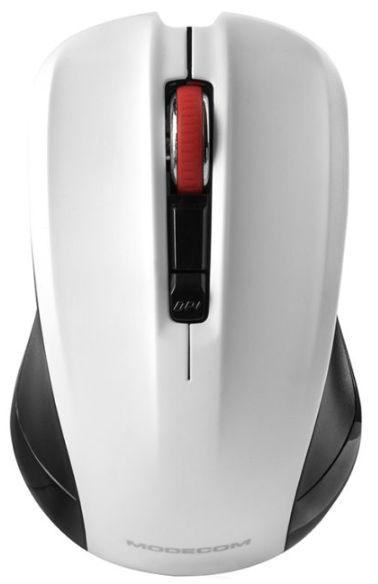 Mouse Wireless Optic Modecom WM9.1, 1600 DPI, USB (Alb)