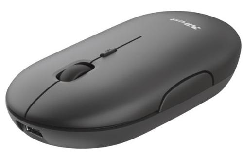 Mouse Wireless Trust Puck, Reincarcabil (Negru)