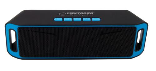 Boxa Portabila ESPERANZA FOLK, Bluetooth, 5W (Negru/Albastru)