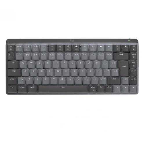 Mini Tastatura Wireless Logitech MX Crisp Click, Logitech, USB, 1500 mAh (Gri)