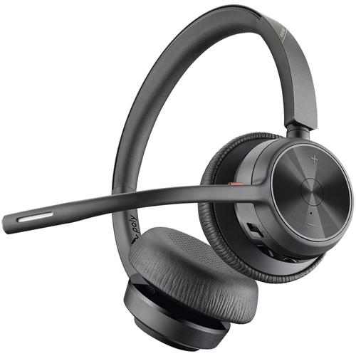 Casti Call Center Poly Voyager 4320 UC,  USB-A, stand de incarcare, Bluetooth (Negru)