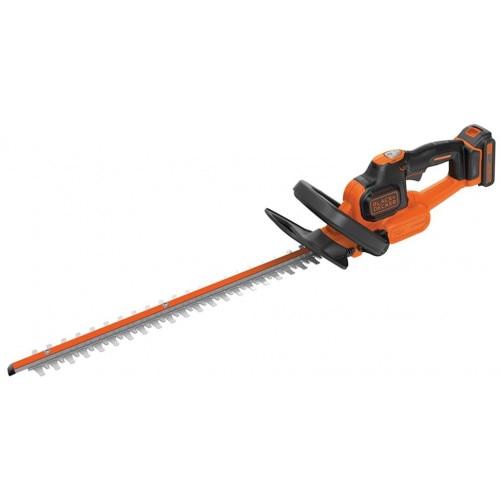 Foarfeca electrica pentru tuns gard viu, Black & Decker, cu acumulator 18 V, 2.0 Ah, lama 45 cm 1 Foarfeca electrica pentru tuns gard viu, Black & Decker, cu acumulator 18 V, 2.0 Ah, lama 45 cm