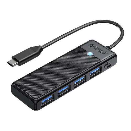 Adaptor Hub Orico 4-in-1 PAPW4A-C3-015-BK-EP, USB-C la 4x USB 3.0, 5 Gbps, Negru 1 Adaptor Hub Orico 4-in-1 PAPW4A-C3-015-BK-EP, USB-C la 4x USB 3.0, 5 Gbps, Negru