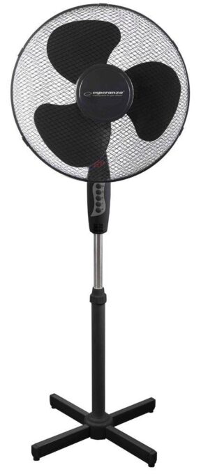 Ventilator cu picior Esperanza EHF001KK, 50W (Negru)