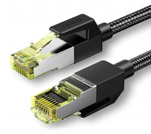 Cablu Retea UGREEN NW150, UTP, Cat7, 3m, Negru