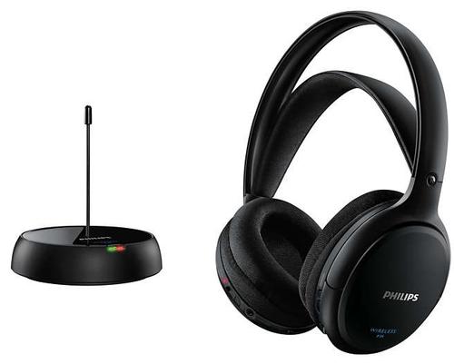 Casti Stereo Philips SHC5200, Wireless (Negru)