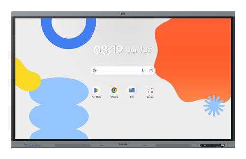 Tabla interactiva Samsung 75inch Seria WA75FX-P LH75WAFPLGCXEN, 4K UHD (3840 x 2160), Wi-Fi, Bluetooth, 8 ms, 16GB RAM, 128GB Flash, Camera 48MP, Android (Gri)