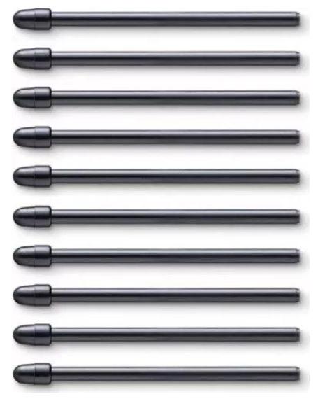 Wacom Pen Nibs Standard 10 Pack (Negru)