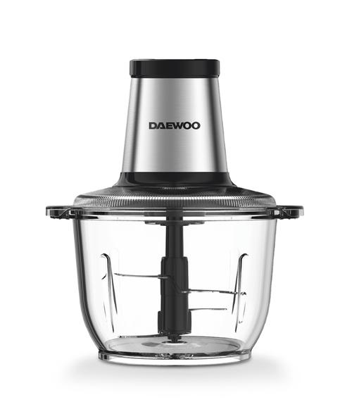 Tocator Daewoo SDA, putere 500 W, capacitate 2 l, functie pulse, numar lame 4 din inox, sistem siguranta recipient, zgomot redus (Inox)