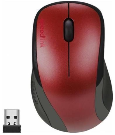 Mouse Optic Wireless Speedlink Kappa, 1600 DPI (Negru/Rosu)