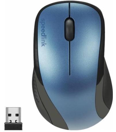 Mouse Optic Wireless Speedlink Kappa, 1600 DPI (Negru/Albastru)