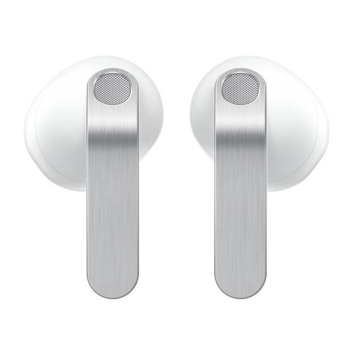 Casti True Wireless In-Ear Samsung Galaxy Buds4, Bluetooth 6.1, ANC, Galaxy AI, 6 Microfoane, Auracast, Swipe Control (Alb)