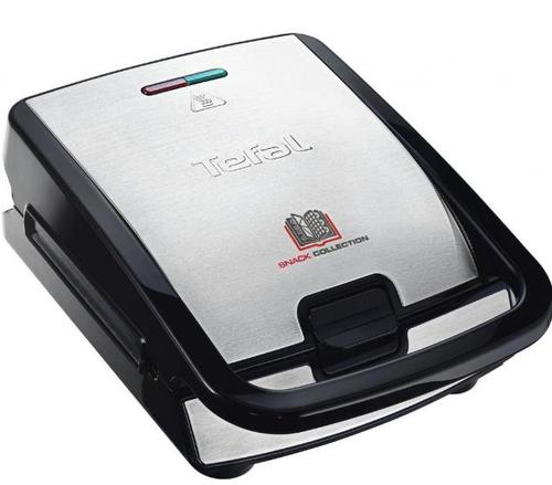 Sandwich maker Tefal Fast Food Collection SW854D16, 700 W (Inox/Negru) 1 Sandwich maker Tefal Fast Food Collection SW854D16, 700 W (Inox/Negru)