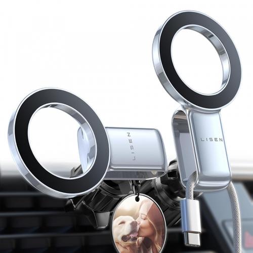 Suport auto magnetic Lisen YL0224050012 (Negru) 1 Suport auto magnetic Lisen YL0224050012 (Negru)