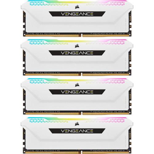 Memorii Corsair Vengeance RGB PRO SL White 32GB(4x8GB) DDR4 3200MHz CL16 Quad Channel Kit