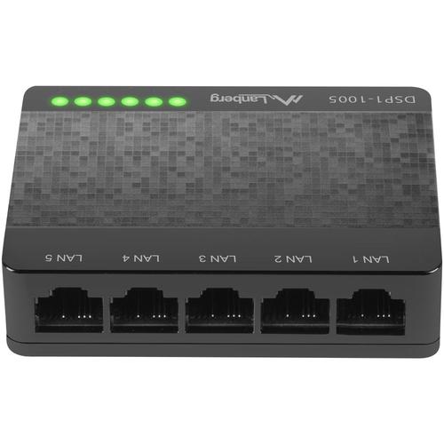 Switch Lanberg DSP1-1005, Gigabit, 5 Porturi